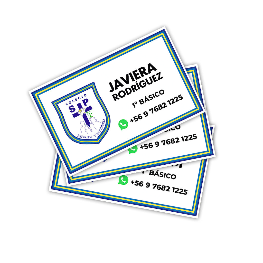 STICKER  PERSONALIZADOS COLEGIOS •EQUIPOS • CURSOS