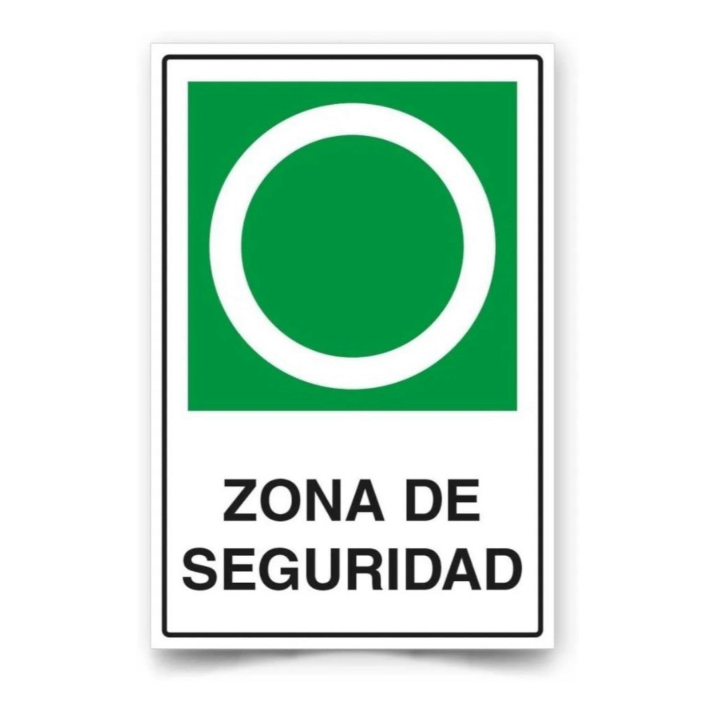 LETRERO CONDOMINIO BARRIO ZONA SEGURA
