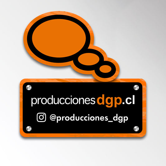 Letrero Acrilico Troquelado Personalizado con Tu Logo + 4 Distanciadores