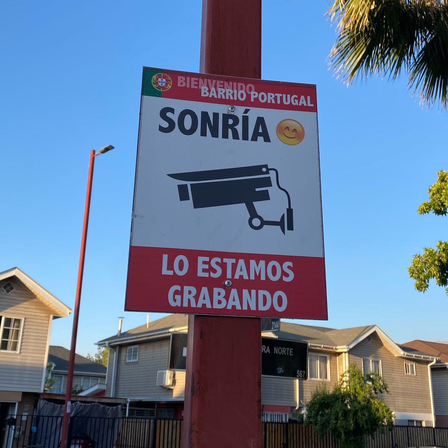 LETRERO CONDOMINIO BARRIO CAMARAS